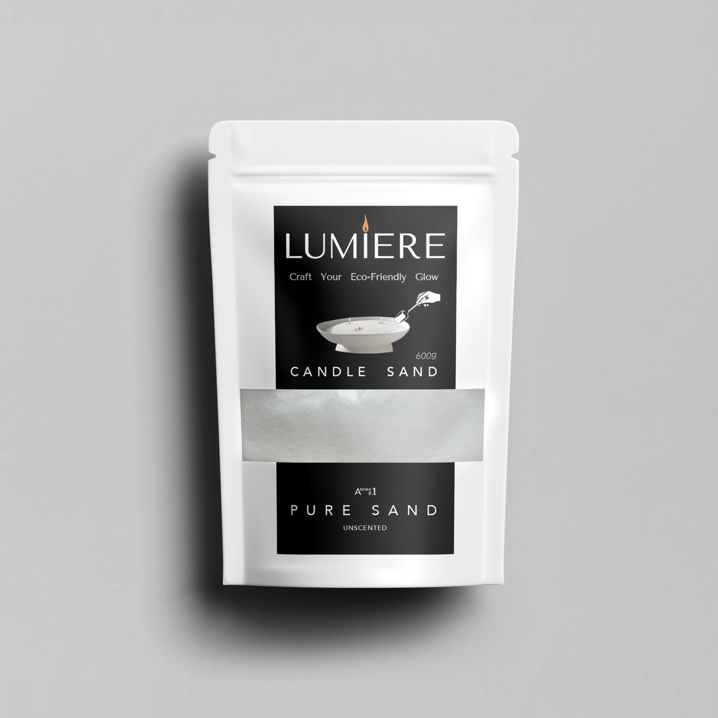 LUMIERE  Candle Sand-600g